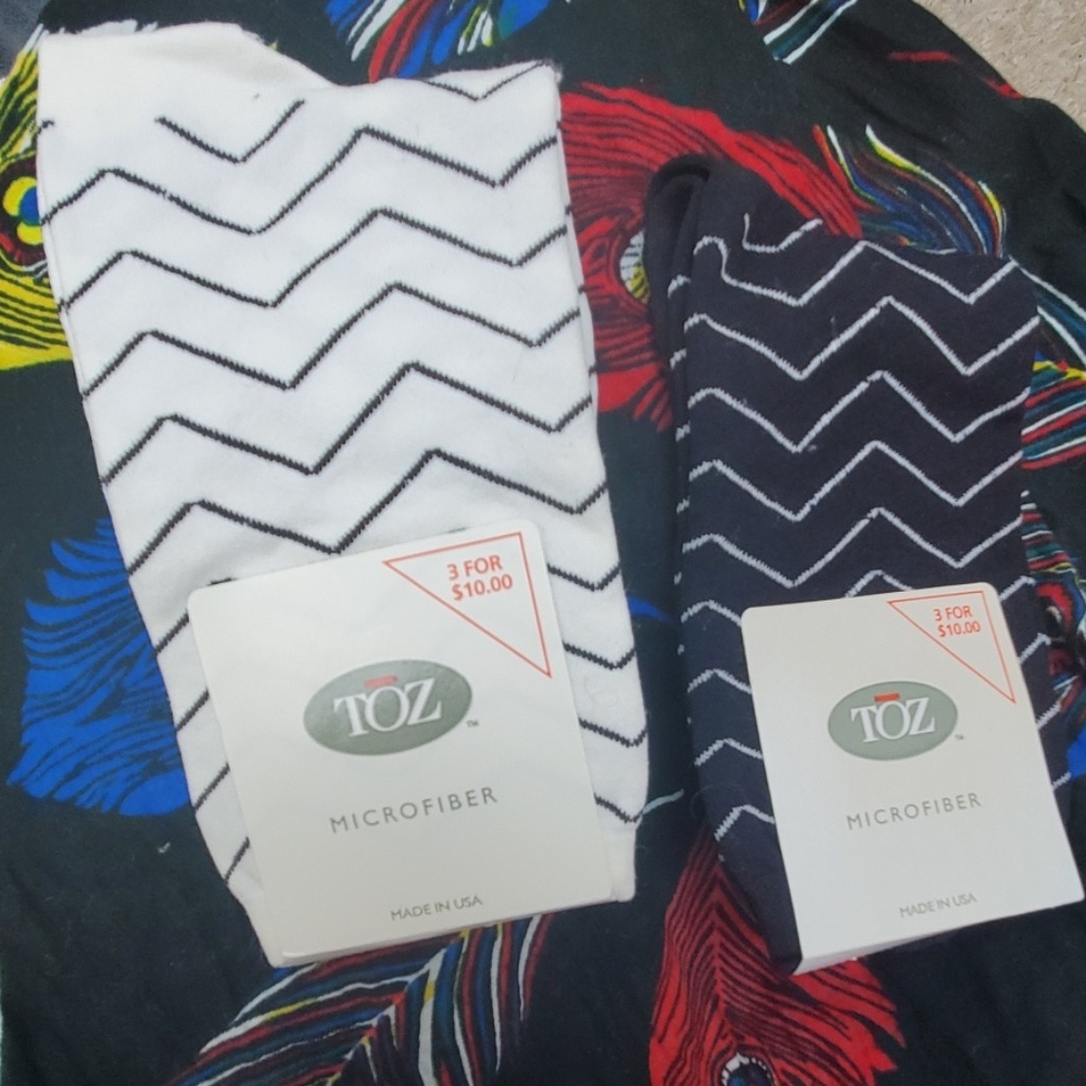 Toz Microfiber Socks NWT